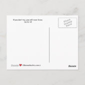 Neem een kans_B_ Ansichtkaart Briefkaart (Achterkant)