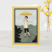 Neem een kans_C_Greeting Kaart (Gele Bloem)