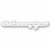 Neem een Kans op de Sticker van de Vinyl van de Do (Voorkant)