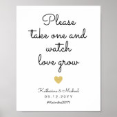 Neem een kijkje en kijk hoe liefdesgroei wordt uit poster (Voorkant)