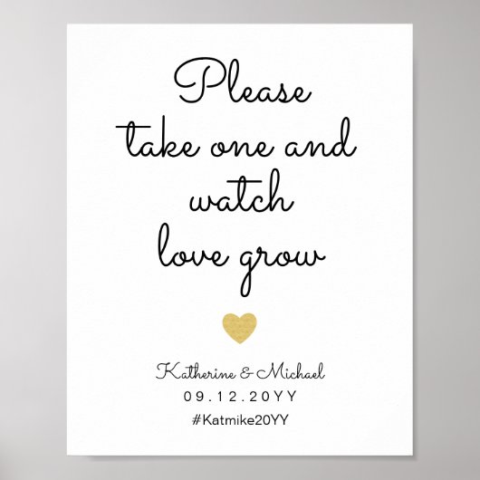 Neem een kijkje en kijk hoe liefdesgroei wordt uit poster (Voorkant)