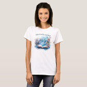 Neem een kijkje, het staat in een boek t-shirt (Voorkant volledig)