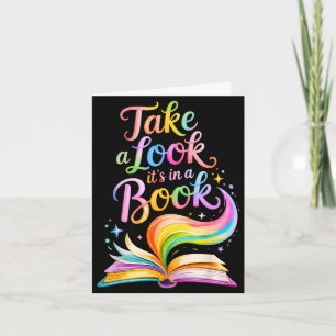 Neem een kijkje in een boek watercolor team bookwo kaart