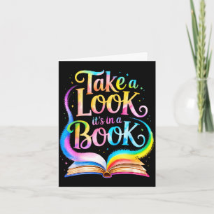 Neem een kijkje in een boek watercolor team bookwo kaart
