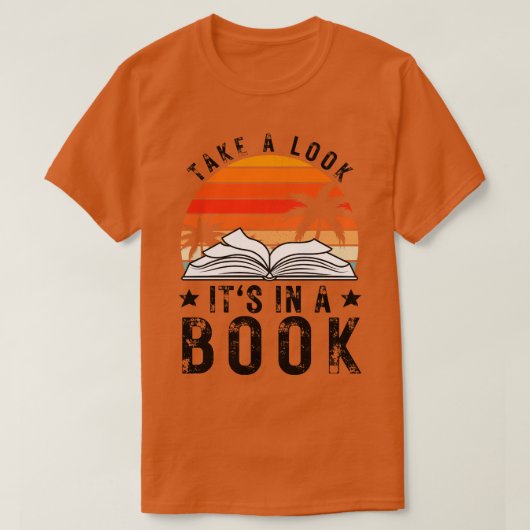Neem een kijkje in het boek 10 t-shirt (Design voorkant)