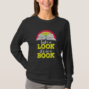 Neem een kijkje in het boek Boekenwormen auteurs T-shirt