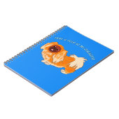 Neem een kijkje in mijn pekinees notitieboek (Linkerzijde)