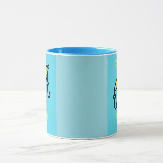 Neem een kind vissen mok (Midden)