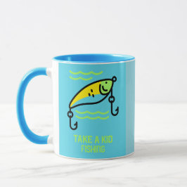 Neem een kind vissen mok