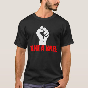 Neem een Knee Politieke Activist voor zwarte leven T-shirt