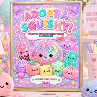 Neem een knuffel mee naar huis feest cadeautje bor poster