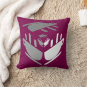 Neem een kop Java diepe wijn Kussen (Deken)