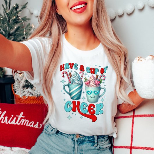 Neem een kop van Cheer Christmas T-Shirt