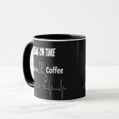 Neem een kopje caffeïne mok (Voorkant links)