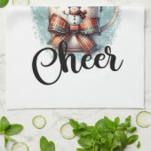 Neem een kopje kerst Cheer Theedoek (Gevouwen)