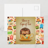 Neem een kopje thee briefkaart (Voorkant / Achterkant)