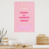 Neem een koude pil in poster (Keuken)