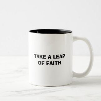 NEEM EEN LEAP VAN FAITH TWEEKLEURIGE KOFFIEMOK