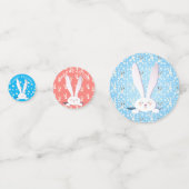 Neem een mand voor de kinderen om eieren te verzam confetti (Achterkanten)