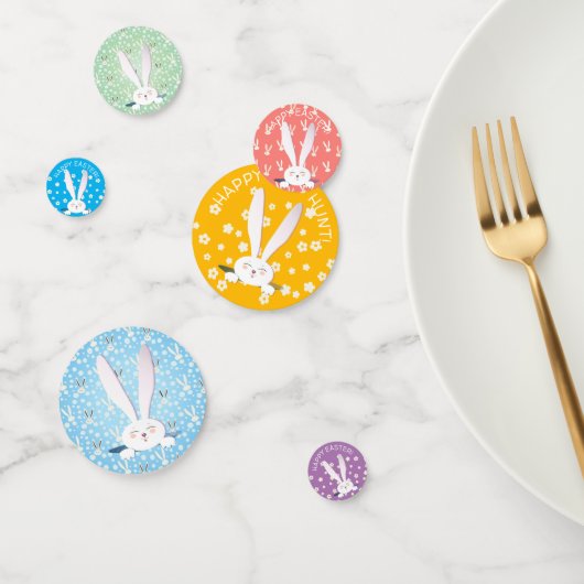 Neem een mand voor de kinderen om eieren te verzam confetti (Groep)