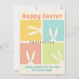 Neem een mandje voor de kinderen om eieren te verz kaart