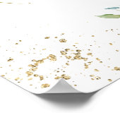 Neem een masker huwelijksbord bloem poster (Hoek)