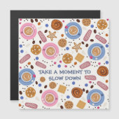 Neem een moment om de magnetische kaart te vertrag magnetische uitnodiging (Voorkant / Achterkant)