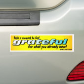 NEEM EEN MOMENT OM GRATIS BUMPERSTICKER TE VOELEN (Op auto)