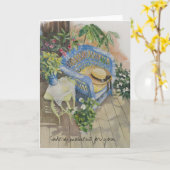 Neem een moment voor je.... kaart (Gele Bloem)