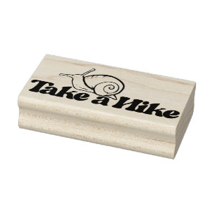 Neem een Natuur van de Slak van de Slak van de Sla Rubberstempel