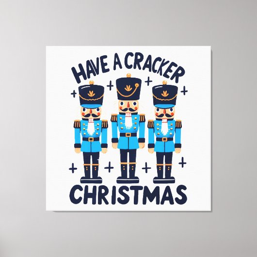 Neem een notenkraker kerst canvas afdruk (Voorkant)