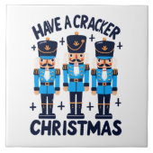 Neem een notenkraker kerst tegeltje (Voorkant)