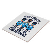 Neem een notenkraker kerst tegeltje (Zijkant)