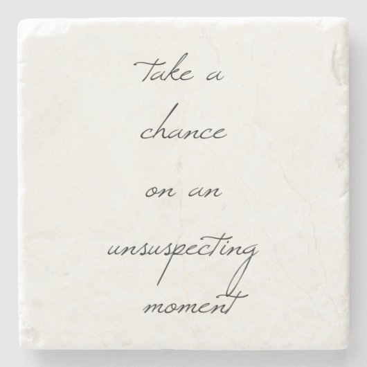 Neem een Onderzetter van de Steensteen van de Kans (Voorkant)