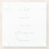 Neem een Onderzetter van het Glas van de Kans (Achterkant)