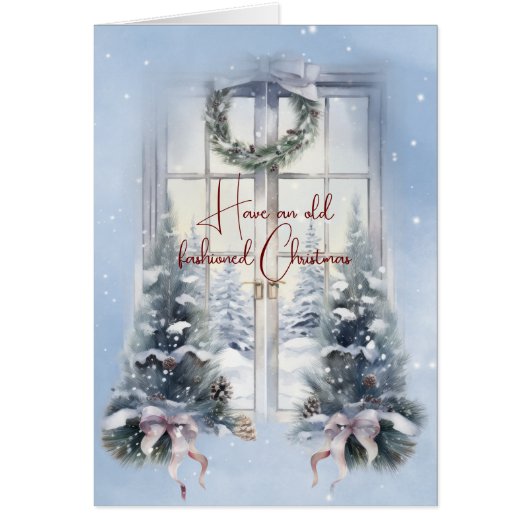 Neem een ouderwets kerstraam (Voorkant)