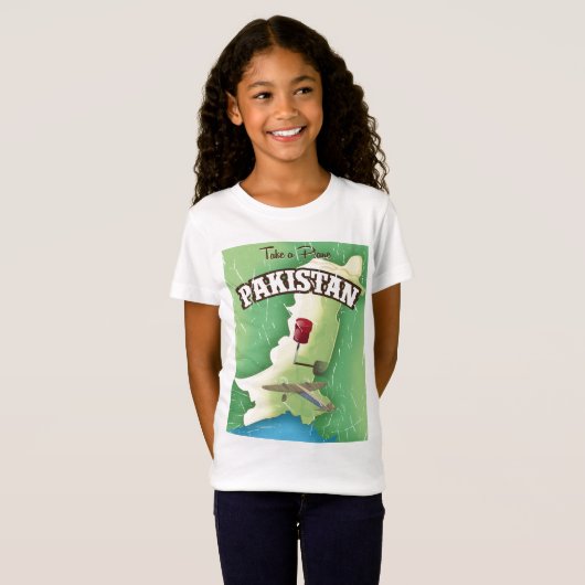 Neem een Pakistaanse reisposter mee T-shirt (Voorkant volledig)