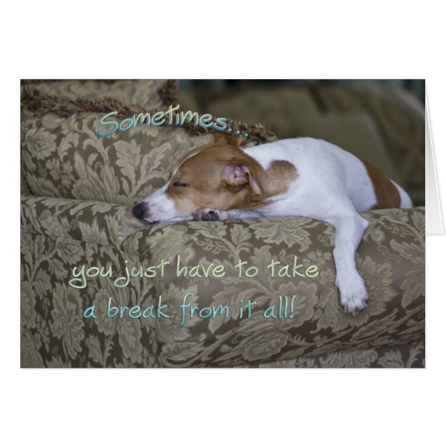 Neem een pauze (Voorkant Horizontaal)