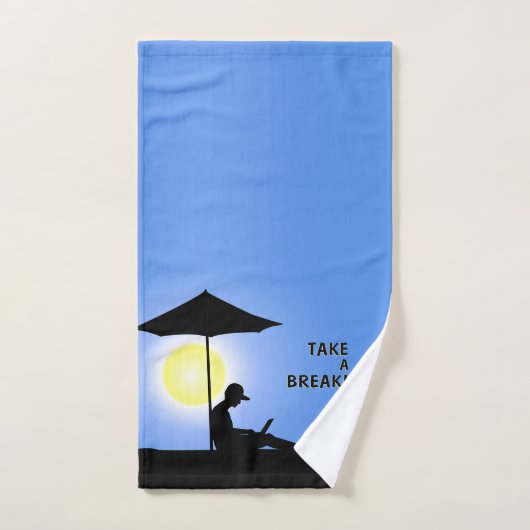 "Neem een pauze!" Bad Handdoek (Handdoek)