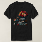 Neem een pauze Bloemenmeisje Surreal Collage Rare  T-shirt (Design voorkant)