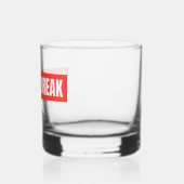 Neem een pauze Bold Red Rocks Glas (Links)