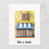 Neem een pauze briefkaart (Voorkant)