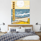 Neem een pauze canvas afdruk (Insitu (Slaapkamer))