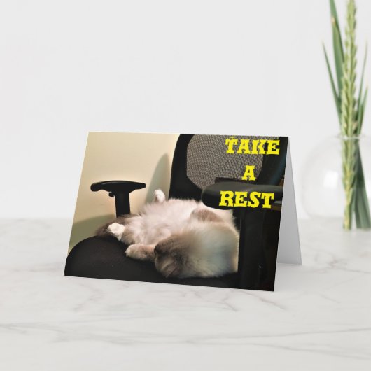 Neem een pauze, kaart (Voorkant)