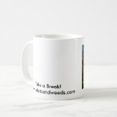 Neem een pauze! koffiemok (Voorkant links)