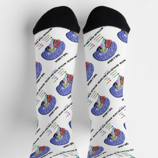 Neem een pauze om je grijze mattenbrein te herzien sokken (Top)