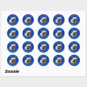 Neem een pauze (PUG) Ronde Sticker (Vel)