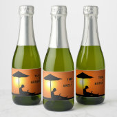 "Neem een pauze!" Sparkling Wijnetiket (Flessen)