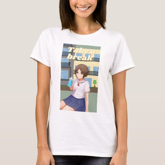 Neem een pauze t-shirt (Voorkant)