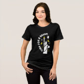 Neem een pauze Tri-Blend shirt (Voorkant volledig)